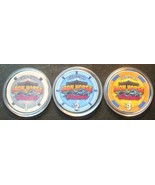 Iron Horse Casino Chip Sample Set - Everett , Washington - 2005 - 3 Chips - $13.95