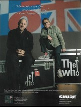The Who Pete Townshend Roger Daltrey Shure Mics ad 2009 microphone adver... - £3.14 GBP