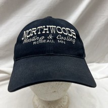 trucker hat baseball Cap Vintage Northwoods Heating &amp; Cooling Roseau MN - $39.99