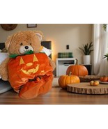 Halloween Teddy Bear Radio Flyer Pumpkin Fall Autumn 13 Inch Booties Plush  - €13,07 EUR