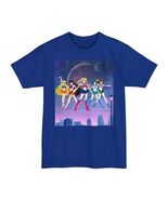 Sailor Girl Squad T-Shirt | Vintage Anime Moon City Scene - €18,59 EUR+