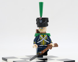 Custom napoleonic war Napolean Hessian Light Infantry Minifigures N034 - £1.95 GBP