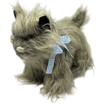 Wizard Of Oz Toto Stuffed Animal Costume Prop With Blue Gingham Bow - $15.79