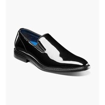 Nunn Bush Centro Formal Flex Plain Toe Slip On Tux Shoes Black Patent 85047-004 image 9