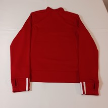 Adidas Climalite LATECH Men's Red 1/4 Zip Pullover Shirt Long Sleeve Size Medium image 2