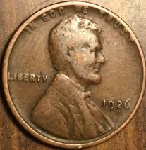 1926D Usa Lincoln Wheat One Cent Penny Coin - £1.33 GBP