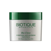 Biotique Bio Clove Purifying Anti Blemish Face Pack 75 gm Ayurvedic skin care - £18.35 GBP