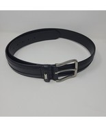 Tommy Hilfiger Mens Leather Belt Black Size 40/100  - £14.80 GBP