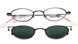 New Smart Flip KSF450 Pink Chrme / Clip On Eyeglasses Glasses 42-19-135 B23mm - £23.14 GBP