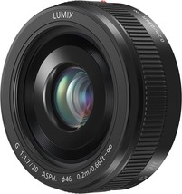 Panasonic Lumix G Ii Lens, 20Mm, F1.7 Asph, Mirrorless Micro Four, Usa Black - £277.52 GBP