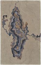 10' X 14' Tan and Brown Wool Abstract Hand Tufted Area Rug - €2.423,78 EUR