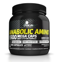 Genuine Olimp Anabolic Amino 5500 Whey BCAA Taurine sport diet 400 caps suppl. - £48.43 GBP