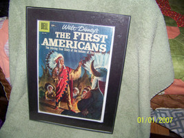 very cool vintage 1957 dell comic book {the first americans} - £17.38 GBP