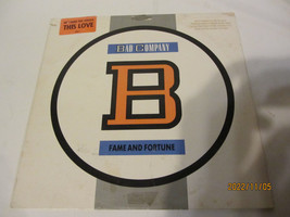 Bad Company - Fame And Fortune LP Vinyl 1986 81684-1 PROMO - £7.85 GBP