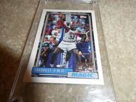 1992-93 Topps Shaquille O&#39;Neal Rookie Card 362 - £26.02 GBP