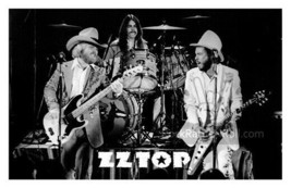 Zz Top 1976 On Stage Bw Poster Rock 11x17 Worldwide Texas Tour Dusty Hill Billy - $11.20