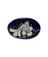 Vintage Petteford Studio Art Pottery Coaster Blue Bird Stoneware Trivet - $568.67 MXN