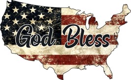 Patriotic Mugs &amp; Steins Printed With &quot;God Bless USA Vintage Flag&quot; You Can Person - £10.41 GBP+