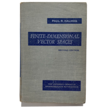 FINITE-DIMENSIONAL VECTOR SPACES Second Edition Paul R. Halmos 1958 HC M... - £26.54 GBP
