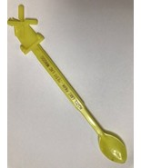 Hotel Lake Park Swizzle Stick Stir Petit Lac Magog Yellow - $4.55 CAD
