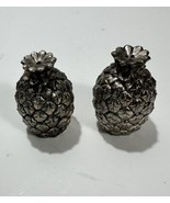 Vintage Italian Silver-Plate Pineapple Salt &amp; Pepper Shakers - $39.60