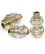 LOT of 3 Mini IN-LINE OILER LUBRICATOR Oil for Air Tools  Air Line Oiler... - $20.97 CAD