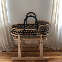 Leo Ghanaian Bolga Moses Basket (please read all details) - £125.73 GBP