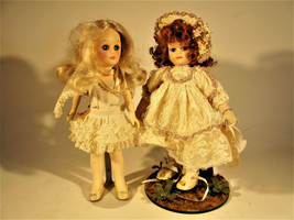 Lot of Two Collectible Dolls Franklin Mint Marcy Nicloe E2481 Plus One O... - $16.70