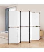  6-Panel Room Divider White 118.1&quot;x70.9&quot; Fabric - $2,569.23 MXN