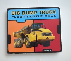 Big Dump Truck Floor Puzzle Book Caterpillar 2005 Cardboard Book Complete - £9.92 GBP