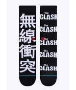 Stance Black &amp; White THE CLASH Durable Infiknit Thick Crew Socks Mn&#39;s M ... - $17.99