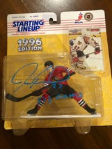 1996 Jerry Roenick Signed Auto Chicago Blackhawks Starting Lineup Action Figure  - £155.07 GBP