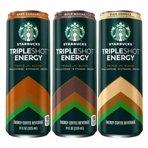 Starbucks Tripleshot Energy Coffee Beverage 3 Flavor Variety Pack 12 Cans - $950.18 MXN