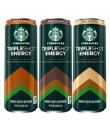 Starbucks Tripleshot Energy Coffee Beverage 3 Flavor Variety Pack 12 Cans - $68.41 CAD