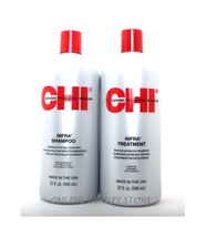 Chi Infra Shampoo &amp; Treatment 32 Oz Oz Duo - £28.29 GBP