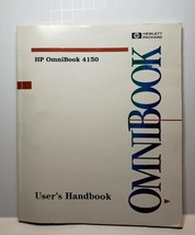 HP OmniBook 4150 Original Operating Guide Docs User&#39;s Handbook Vintage - £14.62 GBP