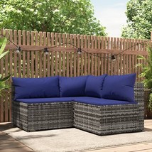 Patio Lounge Set Gray PE rattan Standard Modular - €401,30 EUR