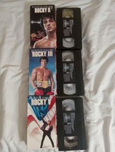 Rocky 2,3 5  (VHS) Tape Sylvester Stallone - £13.42 GBP