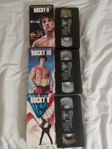 Rocky 2,3 5  (VHS) Tape Sylvester Stallone - £12.59 GBP