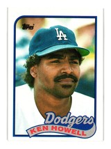 1989 Topps #93 Ken Howell Los Angeles Dodgers - £3.93 GBP