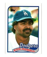 1989 Topps #93 Ken Howell Los Angeles Dodgers - £3.93 GBP