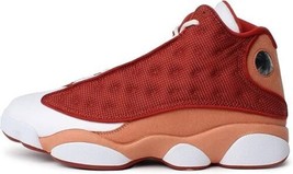 Jordan Mens Air Jordan 13 Retro Shoes,Dune Red/Terra Blush/White/Dune Re... - £155.39 GBP
