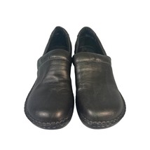 BOC Born Peggy Pewter Slip On Metallic Gray Wedge Clogs Size 8 / 39 - £19.38 GBP