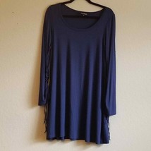 Blue Tunic Dress - M - £15.51 GBP