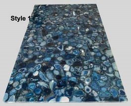 Marble Agate Rectangle Tops Dining Table Stunning Design Home Furniture Decors - £497.84 GBP+