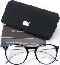 D&amp;g Dolce&amp;Gabbana DG 3303 675 Top Schwarz On Kristall Brille 52-22-145mm Italien - $175.21