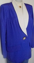 Purple Cream Horse Show Hobby Halter Jacket Plus Size 14W - $50.00