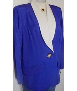 Purple Cream Horse Show Hobby Halter Jacket Plus Size 14W - $50.00