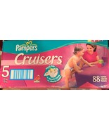 Pampers Cruisers Size 5 2005 (Sample Lot of 5 Diapers) - $1,013.38 MXN