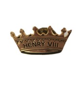 HENRY VIII Crown Pin Pinback - £11.54 GBP